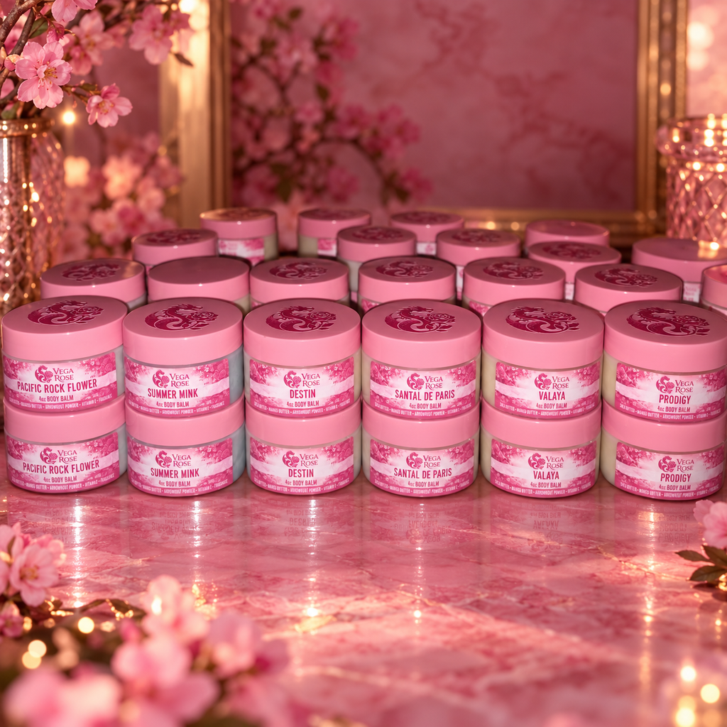 4oz MOISTURIZING BODY BALMS | Designer & Niche | Potent Non-Sticky Non-Greasy