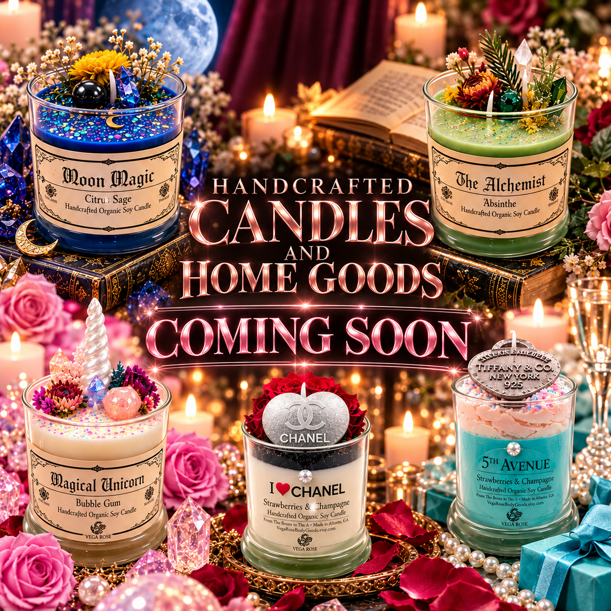 Handcrafted 12.5oz Candles