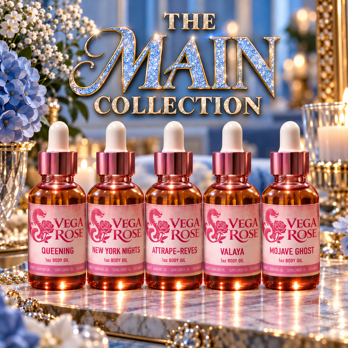MAIN Collection: 1oz BODY OILS | Designer & Niche | Potent Non-Sticky Non-Greasy