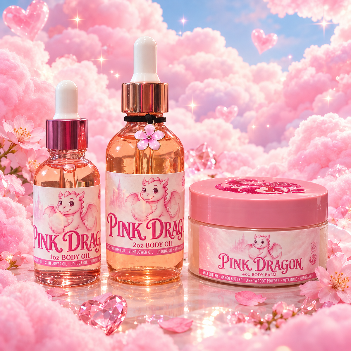 Pink Dragon | Fluffy Fruity Gourmand | Oil Balm Exclusives