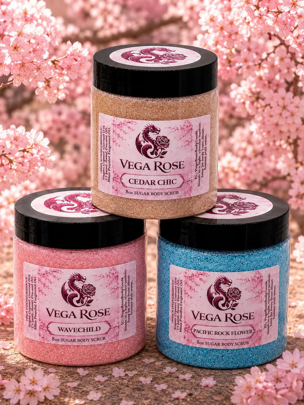 8oz Sugar Body Scrubs | Designer & Niche | Potent Non-Sticky Non-Greasy